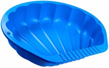 Pieskoviská pre deti - Pieskovisko dvojdielne Mušľa Watershell Blue BIG objem 2*20 kg na vodu a piesok 74*88*21 cm modré od 18 mes_3