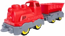 Teherautók - Tehervonat Mini Train With Wagon Power Worker BIG billenő kocsival hossza 45 cm piros 24 hó-tól_2