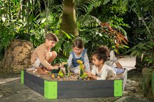 Spielhäuser mit Werkzeug - Spielhaus der Freunde -Set mit Dinosauriern im Garten in eleganten Farben Friends House Evo Playhouse Smoby Erweiterbar_34