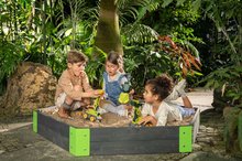 Spielhäuser mit Werkzeug - Spielhaus der Freunde -Set mit Dinosauriern im Garten in eleganten Farben Friends House Evo Playhouse Smoby Erweiterbar_6