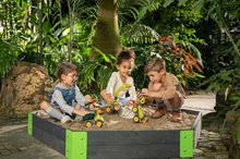 Utilaje construcție de jucărie - Utilaj de lucru excavator Power Worker Mini Dino T-Rex Big cu piese mobile si greble pentru nisip de la 24 luni 21*10*22 cm_1