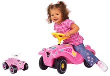 Odrážedla sety - Set odrážedlo Bobby Classic Girlie BIG s klaksonem růžové a skládací autíčko Mini Bobby od 12 měsíců_6
