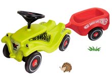 Seturi babytaxiuri - Babytaxiu Bobby Classic Racer BIG cu claxon verde şi remorcă de la 12 luni_9