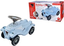 Odrážadlá od 12 mesiacov - Odrážadlo auto Bobby Car Classic Blowball BIG modré s klaksónom a trendy nálepkami od 12 mes_4