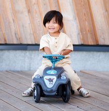 Guralice za djecu od 12 mjeseci - Guralica auto Bobby Car Classic Eco BIG ekološka siva s trubom i modernim naljepnicama od 12 mjes_4