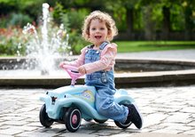 Babytaxiuri de la 12 luni - Babytaxiu mașinuță Bobby Car Classic Unicorn BIG turcoaz ecologic cu claxon și autocolante trendy de la 12 luni_1