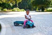 Guralice za djecu od 12 mjeseci - Guralica s prikolicom auto Bobby Car Classic Eco 2.0 BIG ekološka tirkizna s trubom i trendi naljepnicama od 12 mjes_3