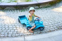 Guralice za djecu od 12 mjeseci - Guralica s prikolicom auto Bobby Car Classic Eco 2.0 BIG ekološka tirkizna s trubom i trendi naljepnicama od 12 mjes_3