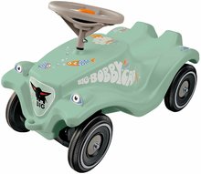 Babytaxiuri de la 12 luni - Babytaxiu masina Bobby Car Classic Green Sea BIG verde cu autocolnate verzi și claxon de la 12 luni_0