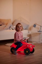 Babytaxiuri de la 12 luni - Babytaxiu mașinuță Bobby Car Classic Led Big roșu cu caroserie care luminează și claxon de la 12 luni_4
