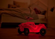 Babytaxiuri de la 12 luni - Babytaxiu mașinuță Bobby Car Classic Led Big roșu cu caroserie care luminează și claxon de la 12 luni_0