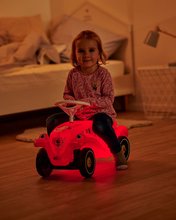 Babytaxiuri de la 12 luni - Babytaxiu mașinuță Bobby Car Classic Led Big roșu cu caroserie care luminează și claxon de la 12 luni_0