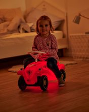 Babytaxiuri de la 12 luni - Babytaxiu mașinuță Bobby Car Classic Led Big roșu cu caroserie care luminează și claxon de la 12 luni_1