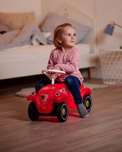 Babytaxiuri de la 12 luni - Babytaxiu mașinuță Bobby Car Classic Led Big roșu cu caroserie care luminează și claxon de la 12 luni_5