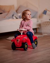 Babytaxiuri de la 12 luni - Babytaxiu mașinuță Bobby Car Classic Led Big roșu cu caroserie care luminează și claxon de la 12 luni_1