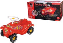 Odrážadlá od 12 mesiacov - Odrážadlo auto Bobby Car Classic Led BIG červené so svietiacou karosériou a klaksónom od 12 mes_2