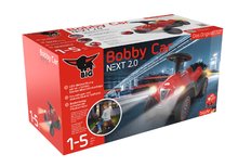 Babytaxiuri de la 12 luni - Babytaxiu mașinuță Next 2.0 Bobby Car Red BIG roșu-negru cu sunete lumini și bară de protectie specială de la 12 luni_1