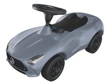Babytaxiu mașină Baby Booby AMG GT BIG cu sunet și detalii realiste din atelierul Mercedes gri de la 18 luni â