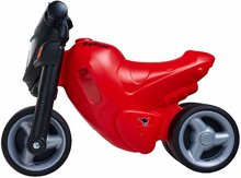 Odrážadlá od 18 mesiacov - Odrážadlo motorka Sport Balance Bike Red BIG so zvukom široké dvojité gumené kolesá červené od 18 mes_0