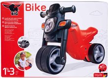 Jeździki od 18 miesięcy - Odpychacz motocykl Sport Balance Bike Red BIG szerokie podwójne czerwone koła gumowe od 18 miesięcy_6