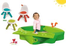 Pískoviště sety - Set pískoviště s krytem Sandy BIG a židle s piknik stolkem KidChair od 12 měsíců_18