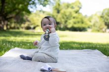 Zornăitoare si jucării dentiție - Zornăitoare din lemn Baby Pure Grasping Toy Eichhorn din silicon cu cerc de la 3 luni_1