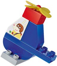 Stavebnice ako LEGO - Stavebnica Peppa Pig Vehicles Set PlayBig Bloxx BIG súprava 4 dopravných prostriedkov 24 dielov od 1,5-5 rokov_0