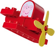 Jeux de construction type LEGO - Jeu de construction Peppa Pig Vehicles Set PlayBig Bloxx BIG Ensemble de 4 moyens de transport 24 pièces de 1,5-5 ans_1