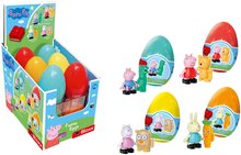 Stavebnice ako LEGO - Stavebnica Peppa Pig Funny Eggs PlayBig Bloxx BIG vo vajíčku - so sovou od 1,5-5 rokov_0