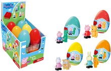 Stavebnice ako LEGO - Stavebnica Peppa Pig Funny Eggs PlayBig Bloxx BIG vo vajíčku - s dinom od 1,5-5 rokov_1