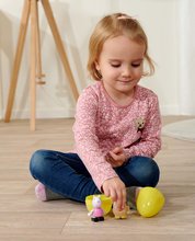 Klocki BIG-Bloxx jak lego  - Zestaw klocków Peppa Pig Funny Eggs PlayBig Bloxx Big w jajeczku - zestaw 4 rodzajów od 18 m-ca B57163_1