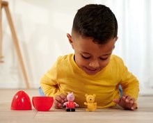 Stavebnice ako LEGO - Stavebnica Peppa Pig Funny Eggs PlayBig Bloxx BIG vo vajíčku - so sovou od 1,5-5 rokov_6