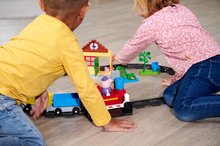 Giochi di costruzioni come LEGO - Gioco di costruzioni  eletronico Peppa Pig Train Fun PlayBig Bloxx BIG binario con suono e 2 personaggi 55 pezzi dai 1,5-5 anni_3