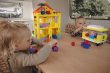 Jucării de construit BIG-Bloxx ca și lego - Joc de construit Peppa Pig Campervan PlayBig Bloxx Big rulotă cu echipament și 2 figurine 52 piese de la 1,5-5 ani_1