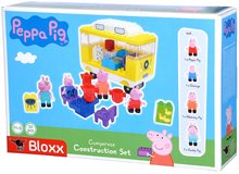 Stavebnice ako LEGO - Stavebnica Peppa Pig Campervan PlayBig Bloxx BIG auto karavan s výbavou a 2 postavičky 52 dielov od 1,5-5 rokov_14