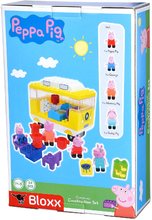 Építőjátékok BIG-Bloxx mint lego - Épytőjáték Peppa Pig Campervan PlayBig Bloxx BIG lakókocsi felszereléssel és 2 figurával 52 részes 1,5-5 évesnek_15