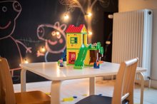 Stavebnice ako LEGO - Stavebnica Peppa Pig Play House PlayBig Bloxx BIG domček so šmykľavkou a hojdačkou 2 postavičky 72 dielov od 1,5-5 rokov_26