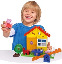 Stavebnice BIG-Bloxx jako lego - Stavebnice Peppa Pig Garden House PlayBig Bloxx BIG domeček s posezením a houpačkou 2 postavičky 26 dílů od 1,5-5 let_3
