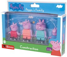 Jucării de construit BIG-Bloxx ca și lego - Joc de construit Peppa Pig Peppa's Family PlayBig Bloxx Big familie cu 4 personaje de la 1,5-5 ani_2