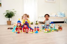 Kocke BIG-Bloxx kot lego - Kocke Dino Ranch Hatchery PlayBig Bloxx BIG valilnica s kopalnico in 2 figuricama 86 delov od 1,5-5 leta_5