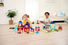 Kocke BIG-Bloxx kot lego - Kocke Dino Ranch Hatchery PlayBig Bloxx BIG valilnica s kopalnico in 2 figuricama 86 delov od 1,5-5 leta_6