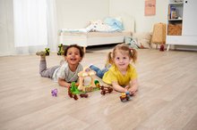 Építőjátékok BIG-Bloxx mint lego - Építőjáték Dino Ranch Corral PlayBig Bloxx BIG Miguel és Tango a rancson 40 darabos 1,5-5 éves korosztálynak_3