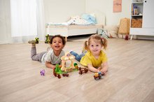 Építőjátékok BIG-Bloxx mint lego - Építőjáték Dino Ranch Corral PlayBig Bloxx BIG Miguel és Tango a rancson 40 darabos 1,5-5 éves korosztálynak_3