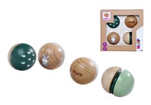 Dřevěné didaktické hračky - Drevené hudobné guličky Baby HiPP Wooden Balls Eichhorn so zvukom od 12 mes EH5866_1