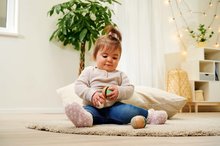 Jucării pentru dezvoltarea abilitătii copiiilor - Drevené hudobné guličky Baby HiPP Wooden Balls Eichhorn so zvukom od 12 mes EH5866_3