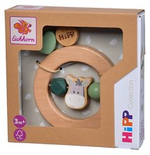 Zornăitoare si jucării dentiție - Zornăitoare din lemn Baby HiPP Ring Grapper Eichhorn pentru bebelușii de la 3 luni_2