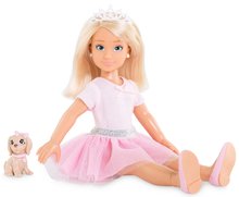Bambole dai 4 anni - Bambola Valentine Ballerina Set Corolle Girls con lunghi capelli biondi  e con cagnolino 28 cm 7 accessori dai 4 anni_3