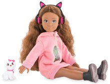 Bambole dai 4 anni - Bambola Melody Music & Fashion Set Corolle Girls con lunghi capelli marroni e con cagnolino 28 cm 6 accessori dai 4 anni_3