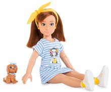 Lalki od 4 roku życia - Lalka Zoé Nature & Adventure Set Corolle Girls z brązowymi włosami i pieskiem, 28 cm, 6 akcesoriów, od 4 roku życia_1