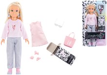 Puppen ab 4 Jahren - Puppe Valentine Shopping Set Corolle Girls mit blonden Haaren 28 cm 6 Zubehör ab 4 Jahren_1